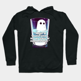 I might be transparent, but my sense of humor is solid. Hoodie